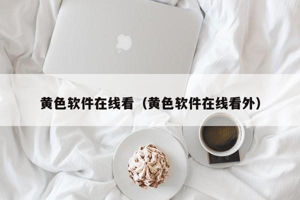 黄色软件在线看（黄色软件在线看外）