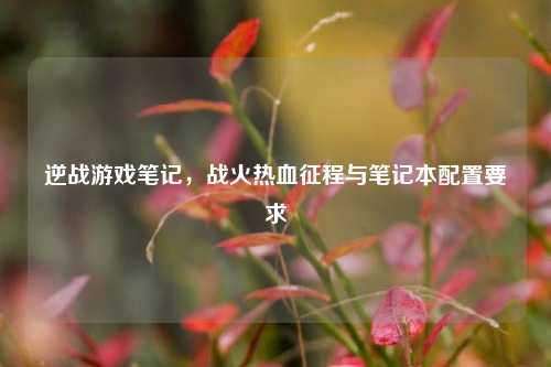 逆战游戏笔记，战火热血征程与笔记本配置要求