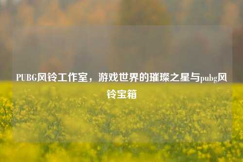 PUBG风铃工作室，游戏世界的璀璨之星与pubg风铃宝箱